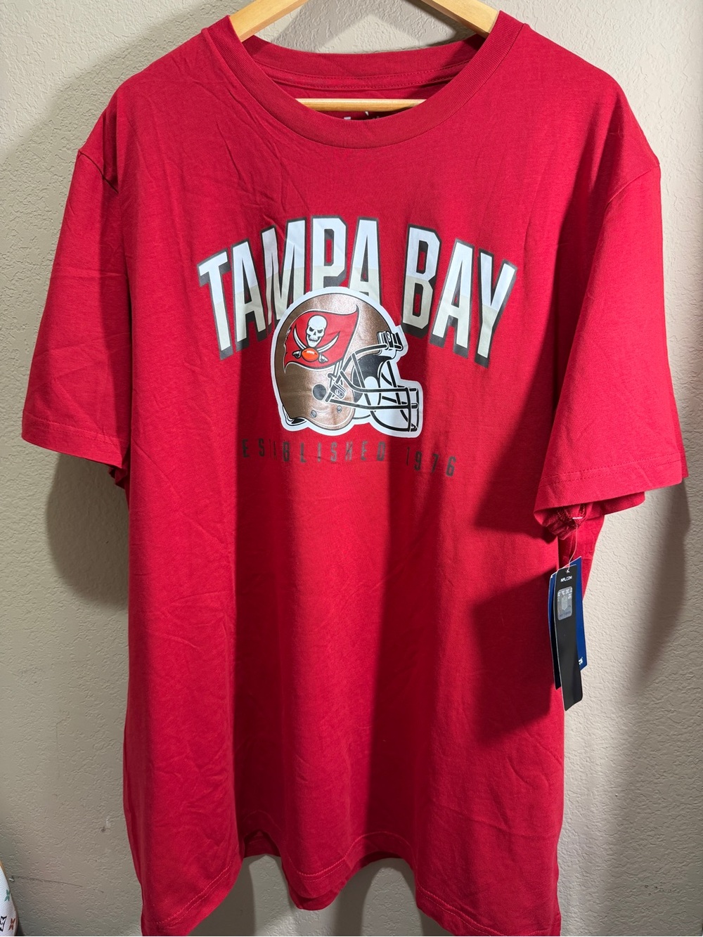 Tampa Bay Buccaneers T-Shirt Men’s 3XL Red Fanatics NFL Team Apparel NWT